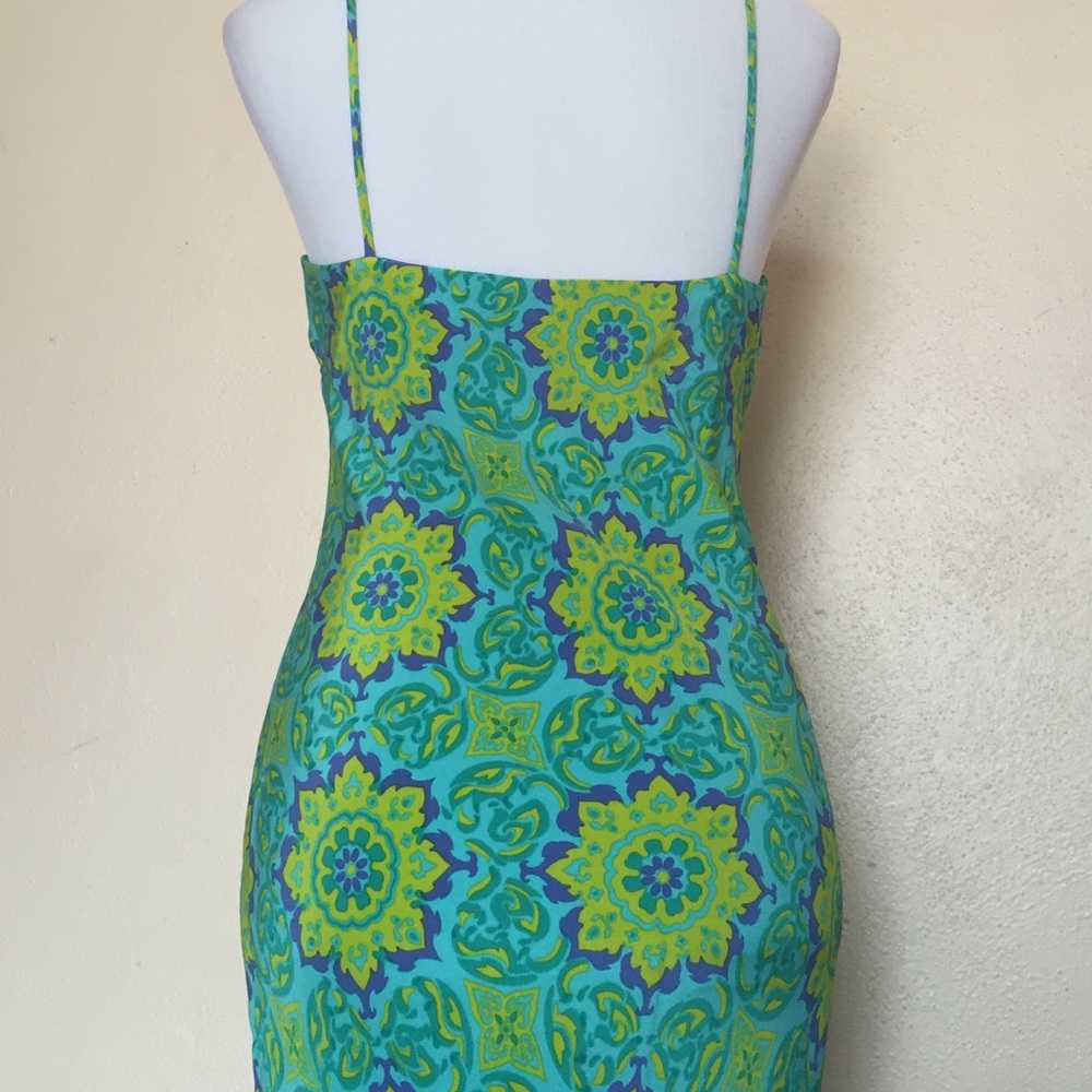Tibi 100% Silk Sleeveless Sheath Dress - Picture 4 of 4